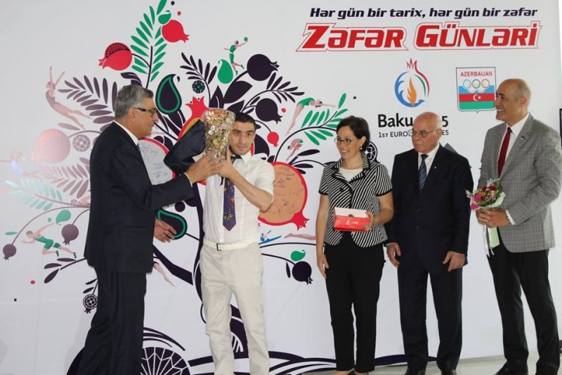 В НОК прошла последняя церемония чествования азербайджанских призеров Евроигр – ФОТО