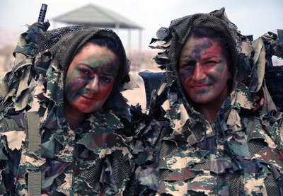 Женщины-снайперы Азербайджана готовы к освобождению земель от армянской оккупации – ФОТО