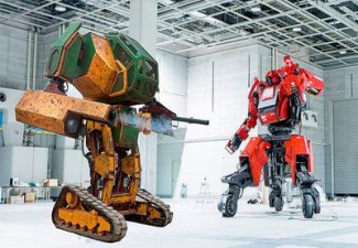 В следующем году пройдет первая битва гигантских роботов . Видео