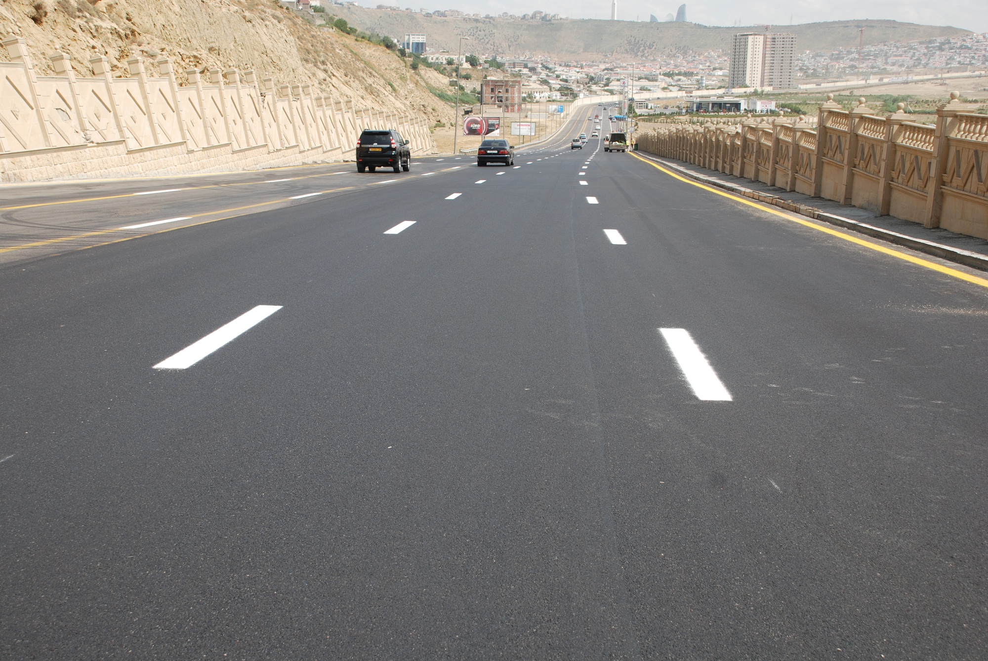 Отремонтирована главная дорога на южном въезде в Баку – ФОТО