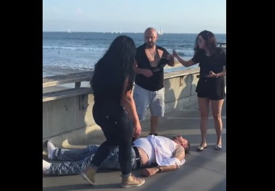 Армяне напали на спасателя на пляже в Лос-Анджелесе, но получили неожиданный отпор – ФОТО - ВИДЕО