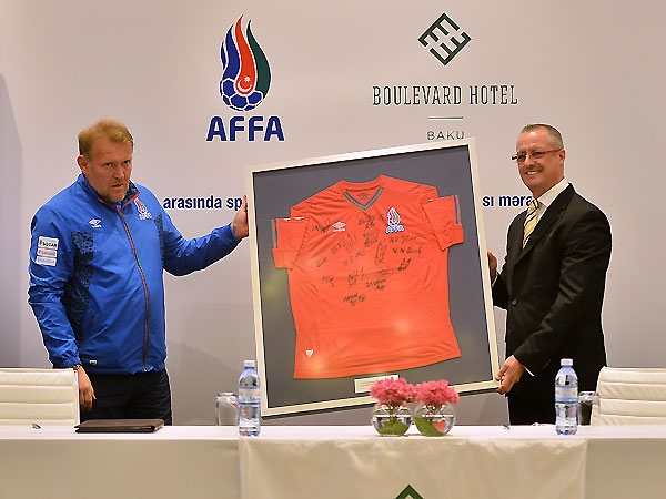 Церемония подписания спонсорского соглашения между АФФА и отелем Boulevard – ФОТО – ВИДЕО