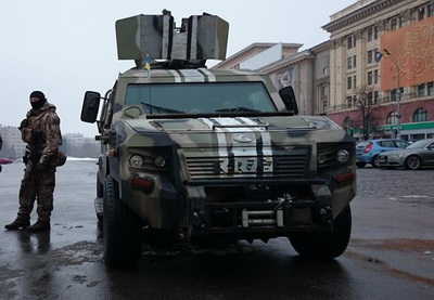 В Киеве милиция начнет патрулировать центр города на бронеавтомобилях