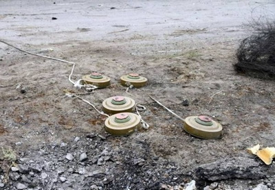 В Агдамском районе обнаружено более десятка мин
