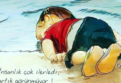 «Покойся с миром, маленький ангел»: люди скорбят по утонувшему сирийскому мальчику – ФОТО