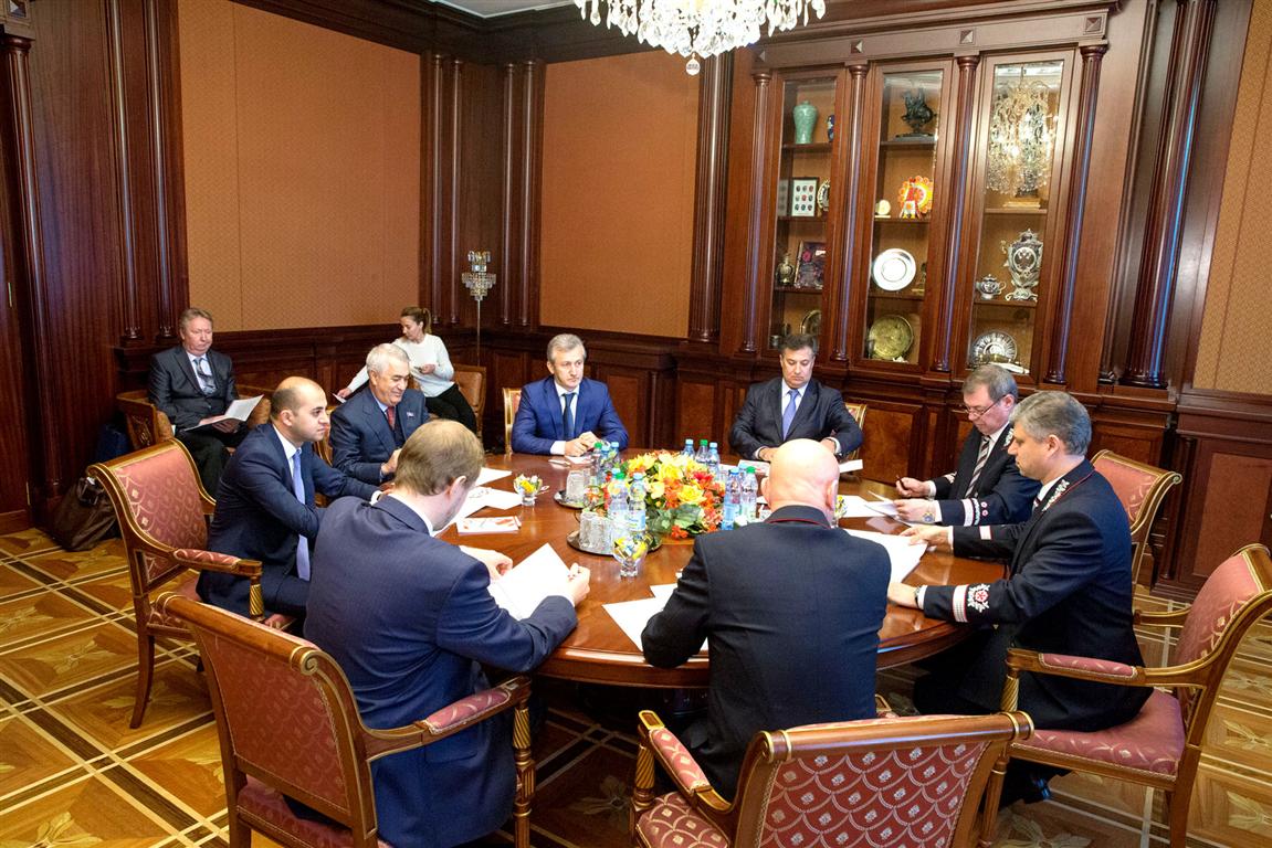 Глава ЗАО «Азербайджанские железные дороги» встретился с российским коллегой