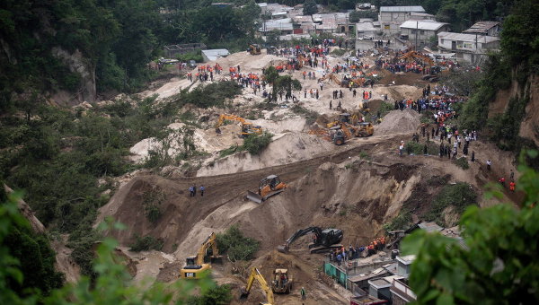 Число жертв оползня в Гватемале увеличилось до 280 человек