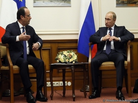 Путин: теракты заставляют Россию и Францию вместе бороться с терроризмом
