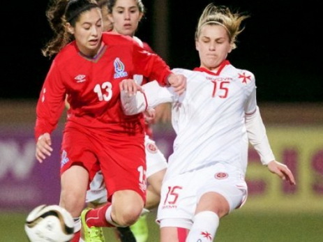 Сборная Азербайджана по футболу среди девушек сыграла вничью с Мальтой