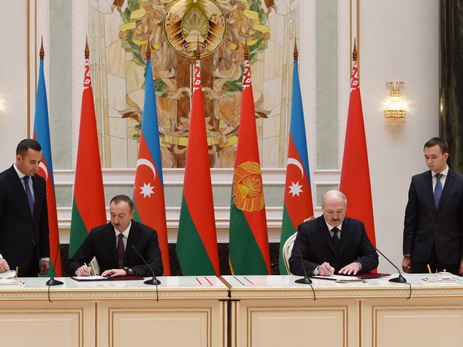 Подписан ряд документов между Азербайджаном и Беларусью - ФОТО