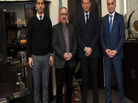 Рамин Мусаев встретился с бывшим арбитром ФИФА из Бельгии – ФОТО