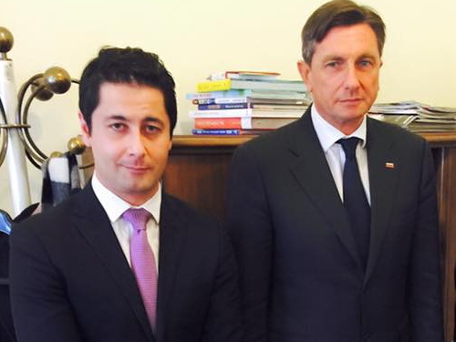 Генсек Международного центра Низами Гянджеви встретился с президентом Словении