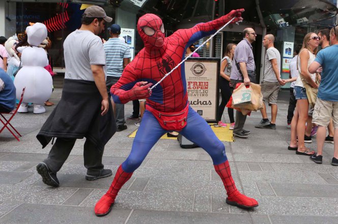 В Нью-Йорке арестован Человек-паук – ФОТО