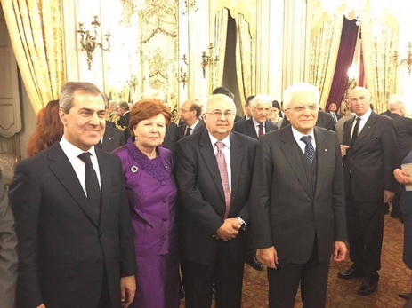 Президент Италии встретился с главой Госкомитета Азербайджана по работе с диаспорой - ФОТО