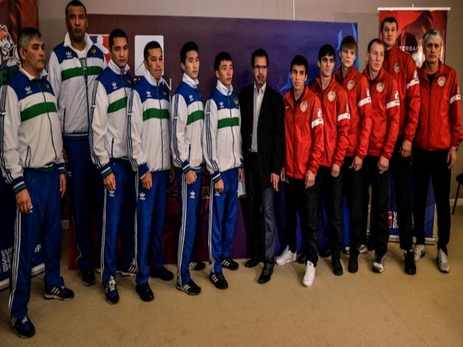 Боксеры «Баку Файрс» победили команду «Узбек Тайгерс»