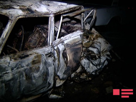 В Баку столкнулись три автомобиля, трое раненых - ФОТО