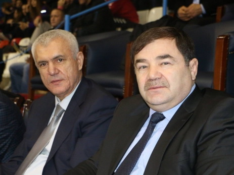 Намик Алиев встретился с президентом Союза мировой борьбы - ФОТО