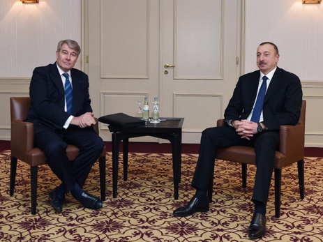Ильхам Алиев встретился с Вольфгангом Бюхеле - ФОТО
