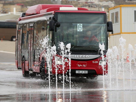 Экстремальные тренировки водителей автобусов BakuBus – ВИДЕО - ЭКСКЛЮЗИВ