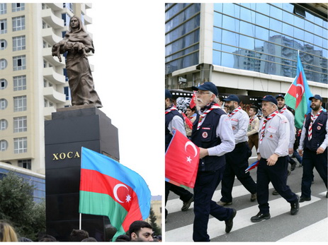 В Баку поминают жертв Ходжалинского геноцида - ФОТОРЕПОРТАЖ