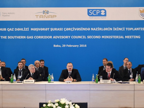 Ильхам Алиев: «Проект «Южный газовый коридор» является проектом энергетической безопасности» - ФОТО