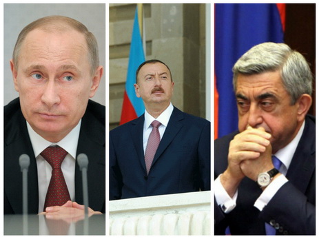 Владимир Путин провел телефонные разговоры с Ильхамом Алиевым и Сержем Саргсяном