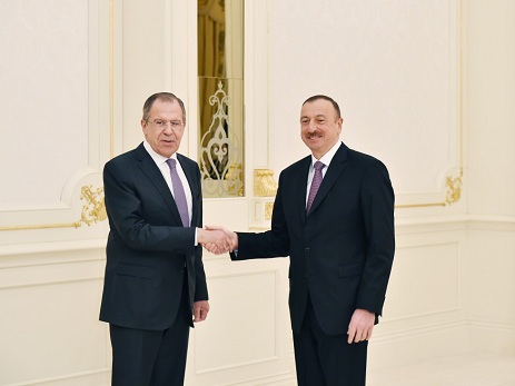 Prezident İlham Əliyev Rusiyanın xarici işlər naziri ilə görüşüb – FOTO