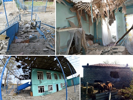 Müdafiə Nazirliyi: Düşmən birmənalı olaraq mülki əhalini hədəf alıb