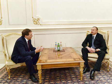 Президент Азербайджана Ильхам Алиев принял генерального секретаря Социалистического интернационала - ФОТО