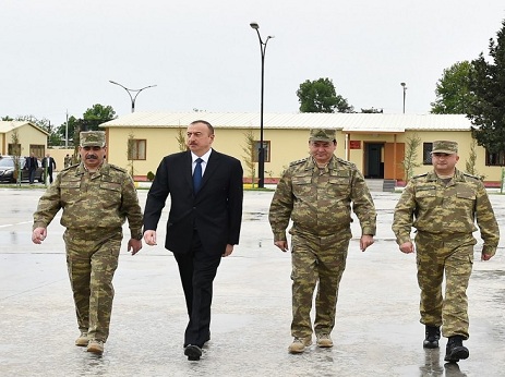 Ali Baş Komandan, Prezident İlham Əliyev Tərtər rayonundakı “N” saylı hərbi hissədə olub - FOTO