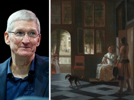 Тим Кук заметил iPhone на картине Рембрандта - ФОТО