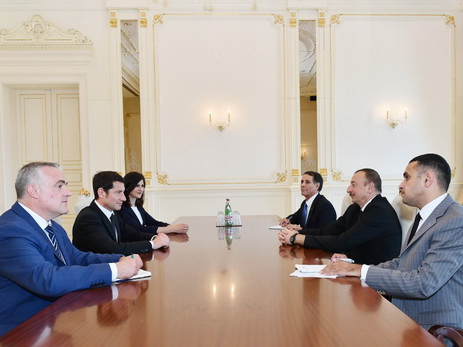 Президент Азербайджана принял мэра Канн