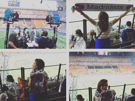 Модель Зулейха Акчурина посетила финал Лиги чемпионов в Милане – ФОТО