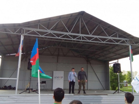 По инициативе председателя АМОР Лейлы Алиевой в Москве состоялись военно-патриотические игры - ФОТО