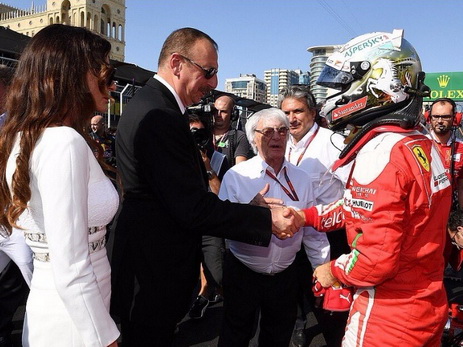 Prezident İlham Əliyev Formula-1 Avropa Qran-prisinin açılış mərasimində iştirak edib- FOTO