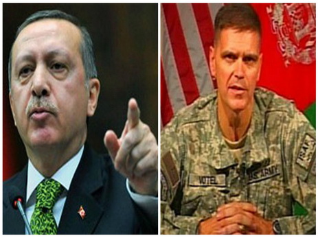 Эрдоган обвинил главу Центрального командования США в поддержке мятежников