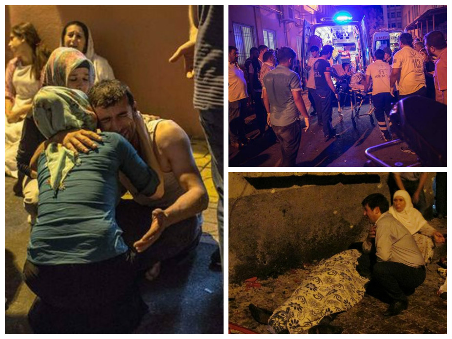 Qaziantepdə toyda baş verən terror aktında yaralananlardan bir nəfəri də öldü – FOTO – VİDEO - YENİLƏNİB
