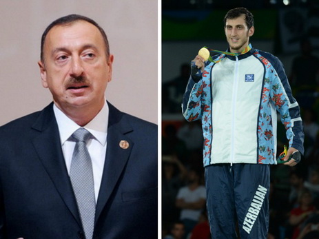Президент Ильхам Алиев позвонил тхэквондисту Радику Исаеву, завоевавшему золотую медаль на Олимпиаде