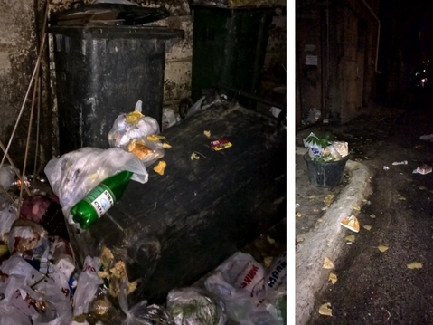Письмо читателей: о том, как коммунальные службы создают свалку в центре Баку, «убирая мусор» - ФОТО