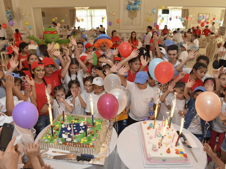 Фонд Гейдара Алиева организовал в Габале программу отдыха для детей, лишенных родительской опеки, и отличившихся в учебе учащихся - ФОТО