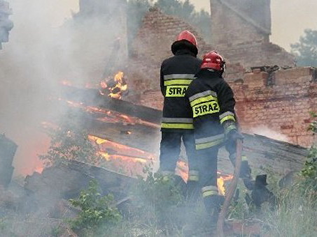 В Варшаве при пожаре в психиатрической больнице погиб человек