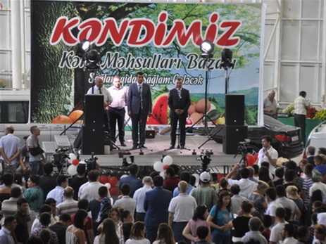 В Баку открылся продуктовый базар «Kəndimiz» - ФОТО - ВИДЕО