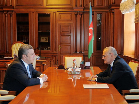 На встрече премьер-министров обсуждены вопросы развития азербайджано-грузинских отношений