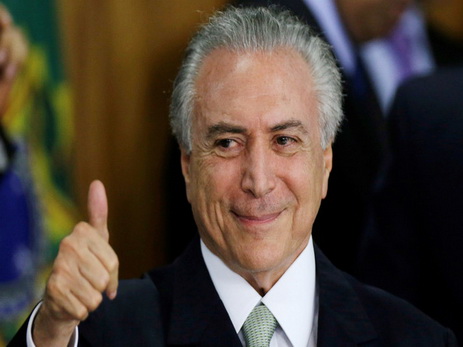 Мишел Темер официально стал президентом Бразилии