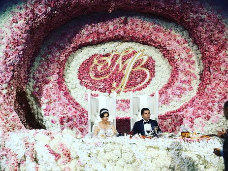 Эмин Агаларов, Кети Топурия и Николай Басков на свадьбе дочери российского миллиардера – ФОТО