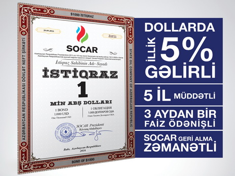 SOCAR начала продажу долларовых облигаций – ВИДЕО