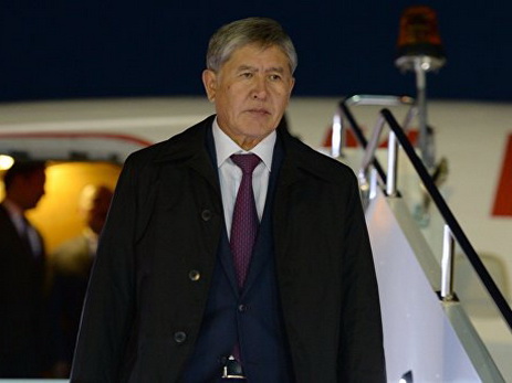 В столицу Российской Федерации на лечение прилетел президент Киргизии