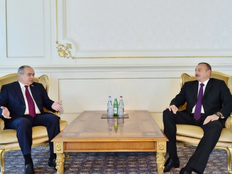 Ильхам Алиев принял заместителя председателя Совета Федерации Федерального Собрания Российской Федерации - ФОТО