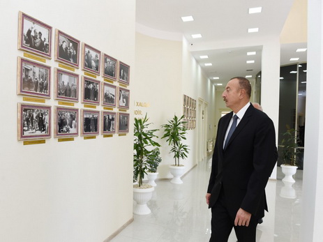 Президент Ильхам Алиев открыл в Сумгайыте Детскую школу искусств - ФОТО