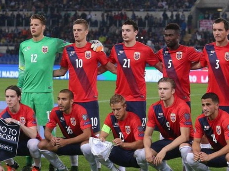Сборная Норвегии по футболу обнародовала состав на матч против Азербайджана